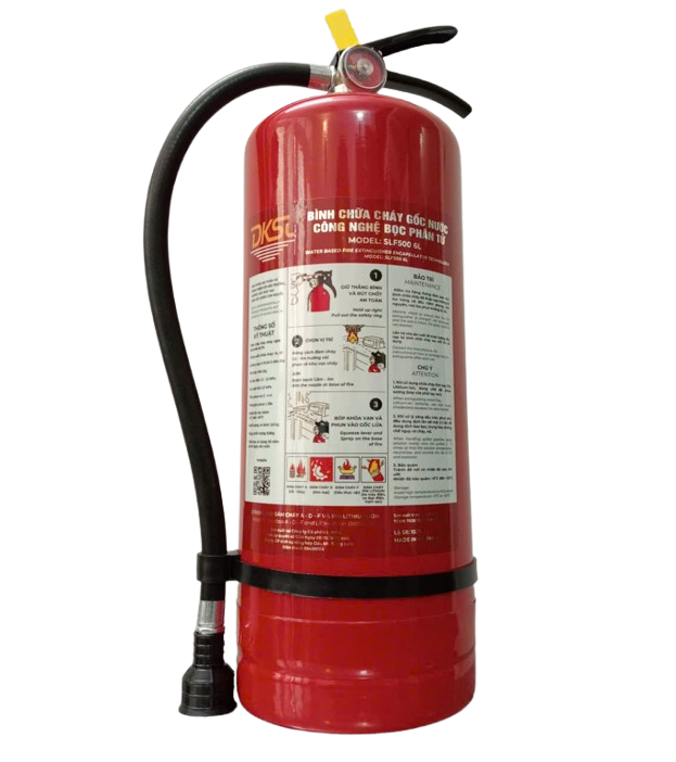 Bình chữa cháy SLF-500 - 9L hỮU DỤNG CHO ĐÁM CHÝ PIN LITHIUM VÀ DẦU ĂN 